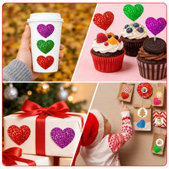 Nelisylux love themed labels brighten cards and party favors