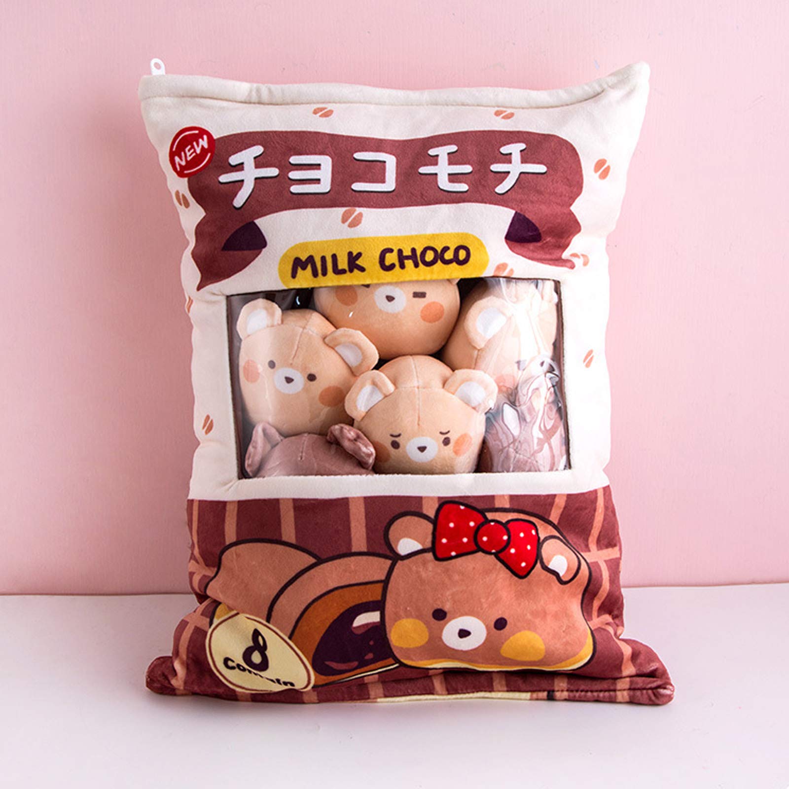 Nenalayo cozy throw pillow doubles as a cuddle companion and decor accent.