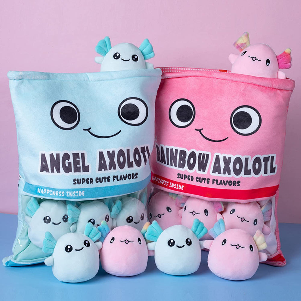 Nenalayo Axolotl noisemaker feature with internal ring for fun