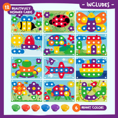 Nene Toys Montessori-inspired pegboard fosters independent play and problem solving