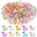NEOACT glitter mini ducks 150-pack for crafts and décor ideas.