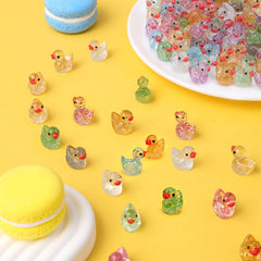 NEOACT hide-and-seek ducks arranged for playful games.