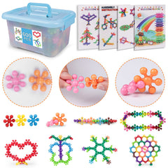 NEOACT storage box keeps blocks organized for mess-free cleanup.