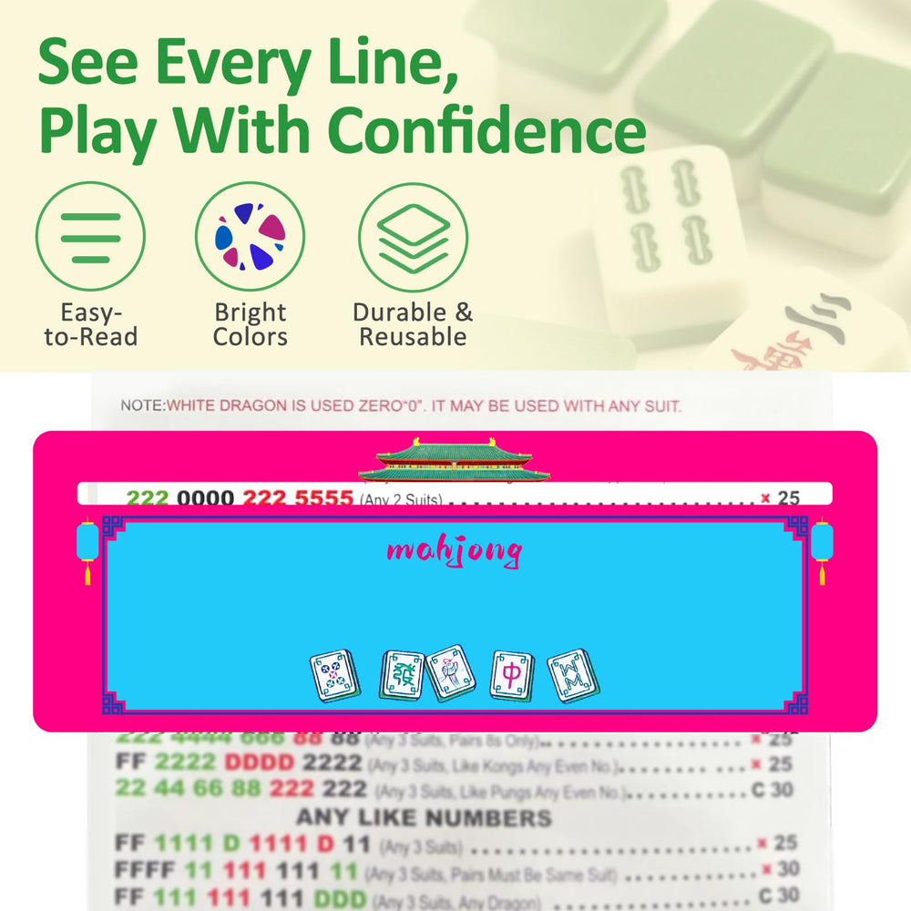 NeoDigix guide strips align cards to simplify learning and reading.