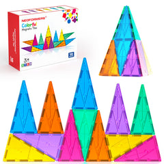 NEOFORMERS magnetic isosceles triangle tile for imaginative building and STEM exploration.