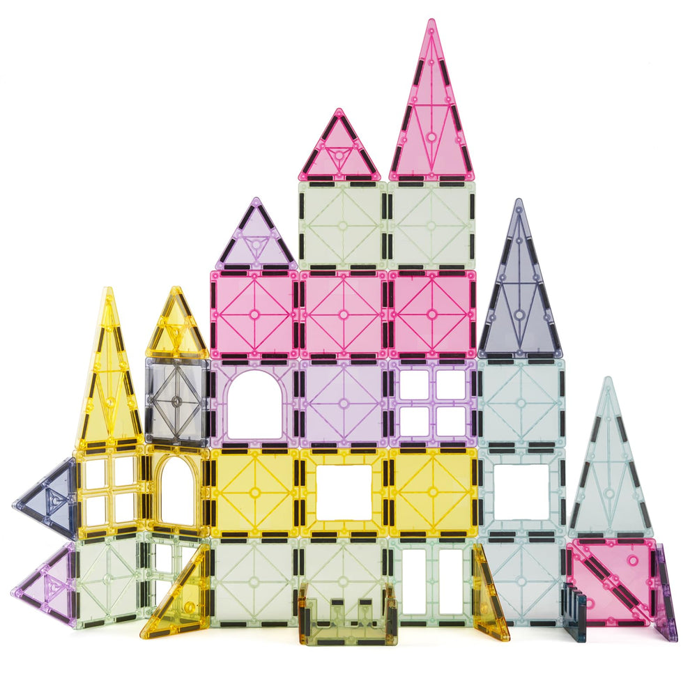 NEOFORMERS magnetic tiles car set truck front highlights sturdy construction for imaginative play.