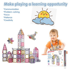 NEOFORMERS magnetic tiles car set wheels connecting enables smooth motion in linked creations.