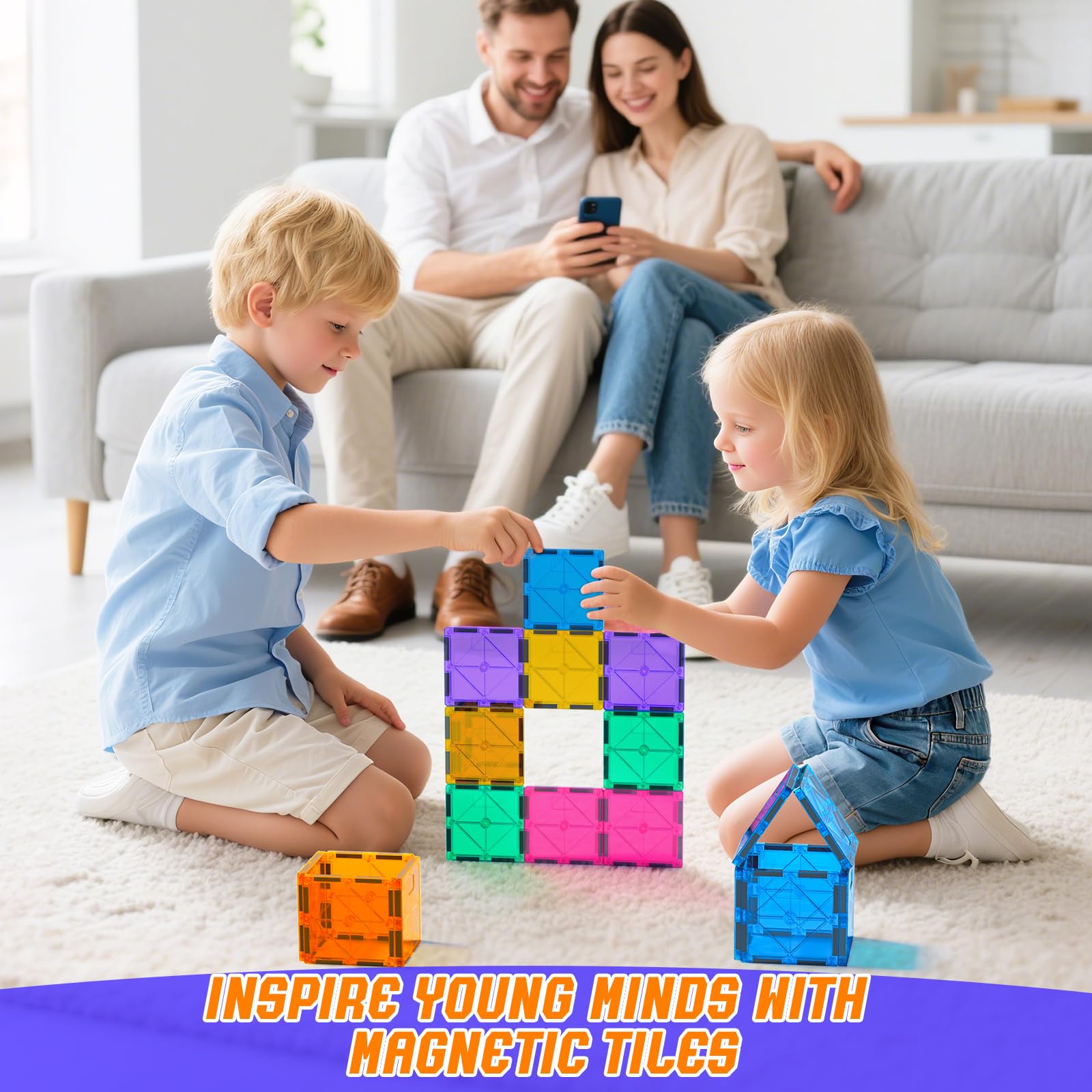 NEOFORMERS colorful tiles promote color recognition during play