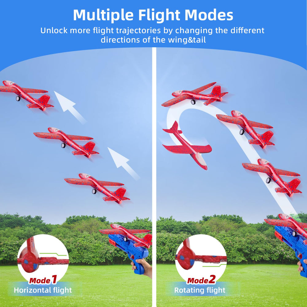 Neoot airplane in horizontal flight mode for steady cruising