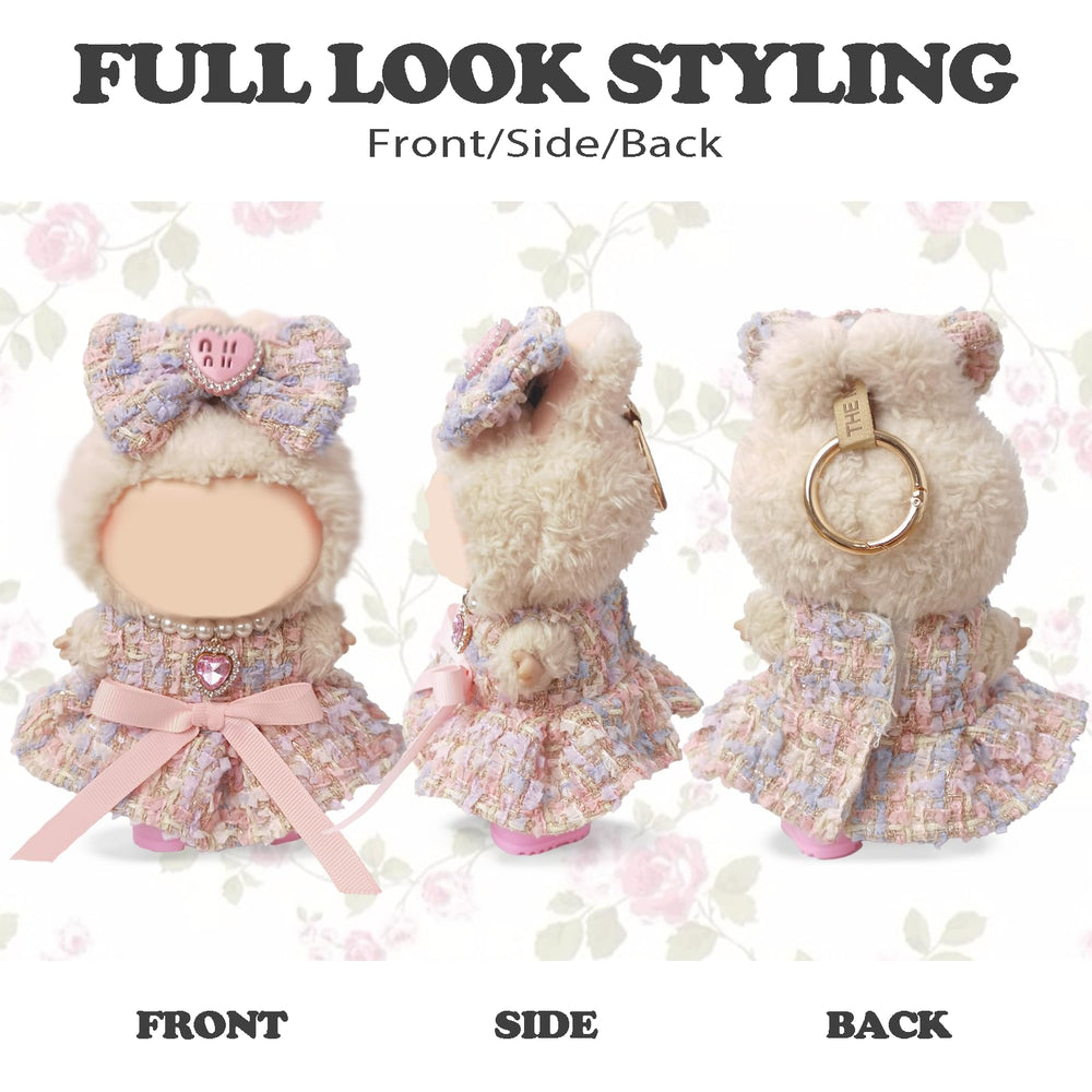 NEOVISTA heart-shaped pearl necklace enhances doll outfits with delicate sparkle