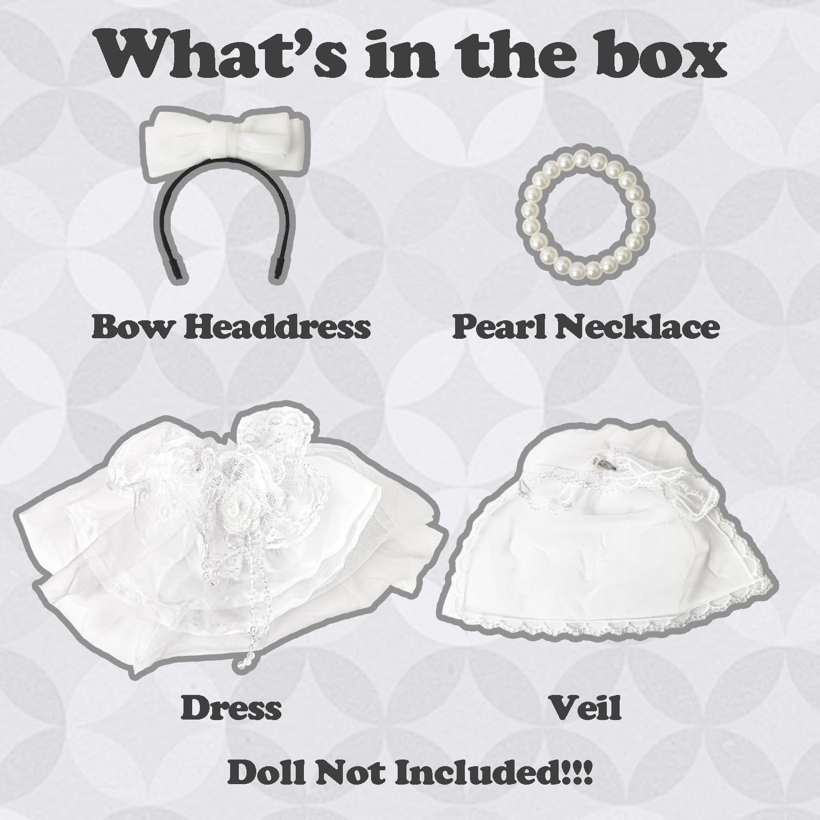 NEOVISTA Labubu doll pearl necklace adds subtle elegance for photography