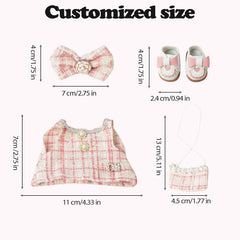 NEOVISTA Labubu pearl-buttons on dress enhance boutique-style details