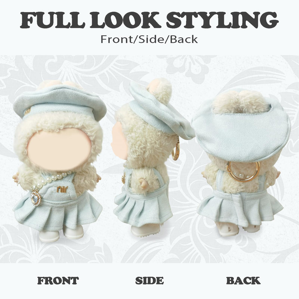 NEOVISTA Paris Mint Frost pearl necklace elevates the scholarly look for a 17cm doll.