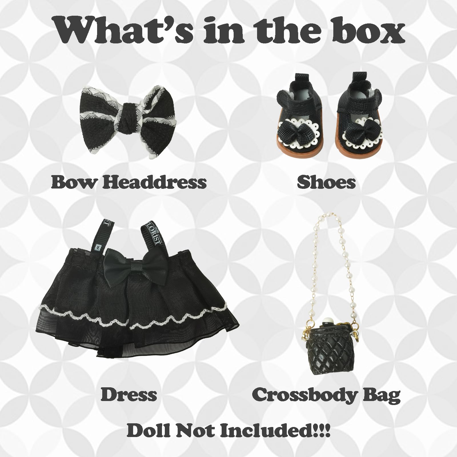 NEOVISTA Plaid bow hair clip for a whimsical, polished Labubu look.