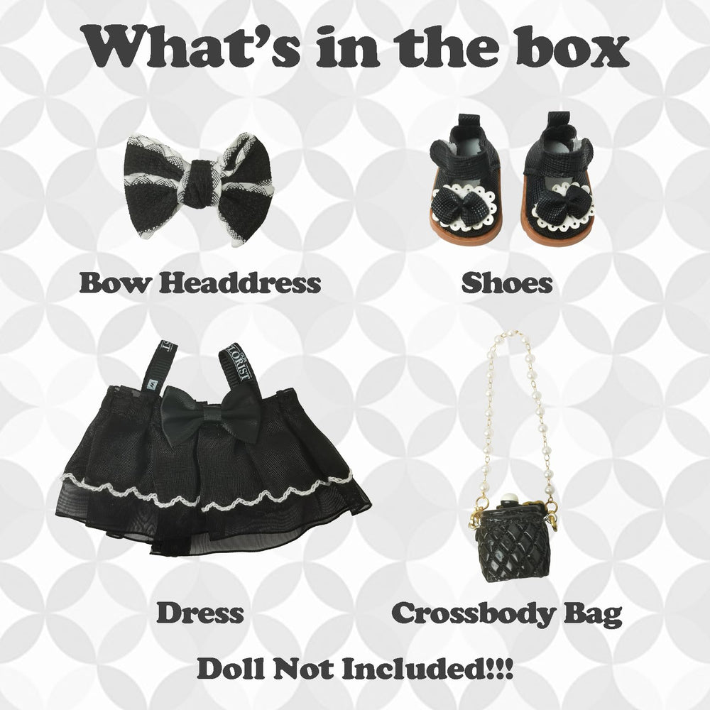 NEOVISTA Plaid bow hair clip for a whimsical, polished Labubu look.
