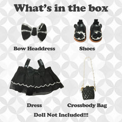 NEOVISTA Plaid bow hair clip for a whimsical, polished Labubu look.