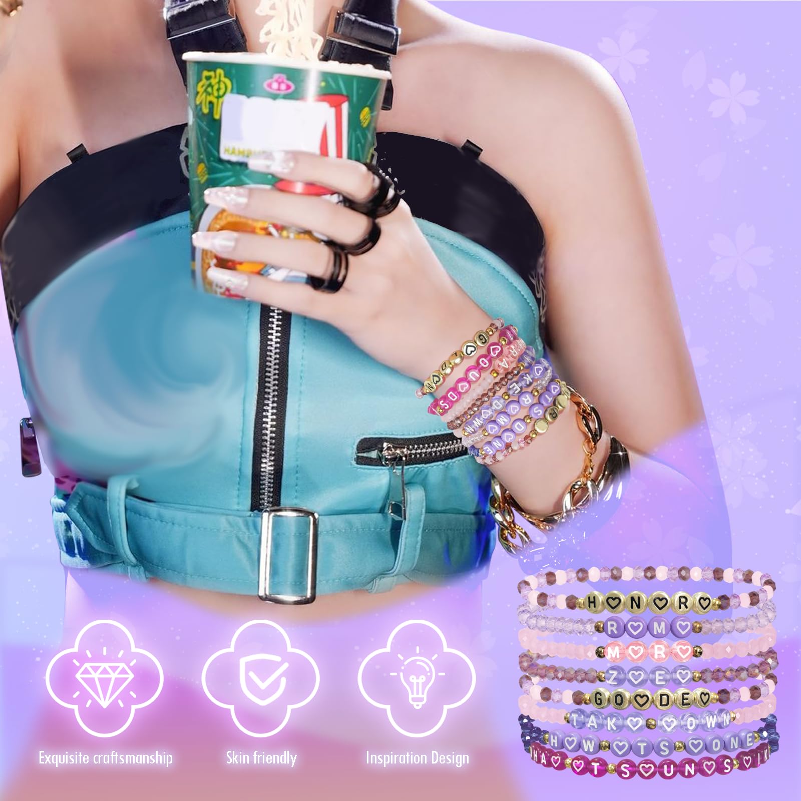 NEOVISTA Zoey bracelet featuring signature hues for a statement look.