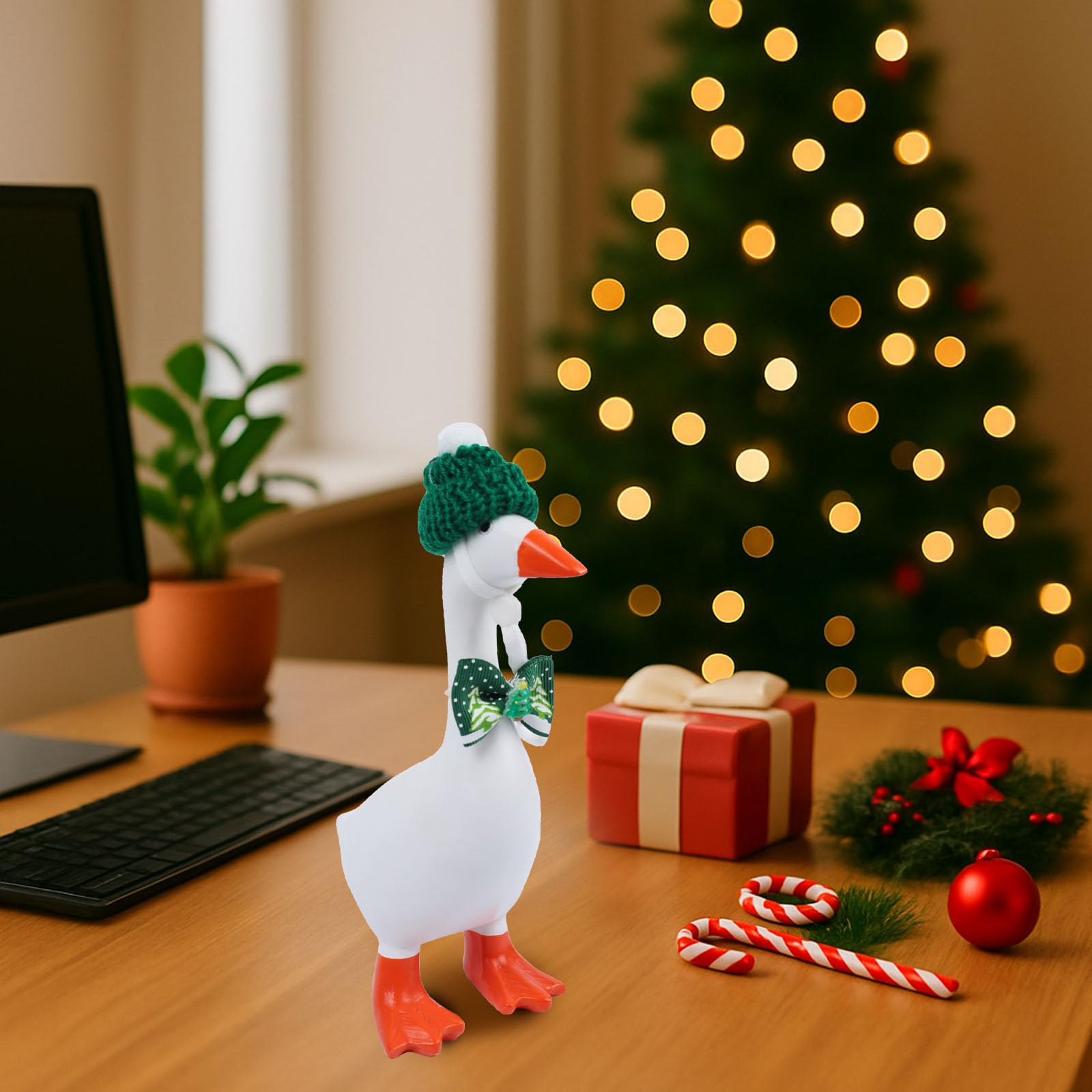 Neowedding Christmas hat enhances festive tabletop décor with a cheerful look.