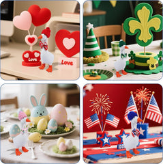Neowedding Easter bunny style adds whimsical charm to mini geese.