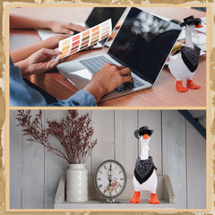 Neowedding western-themed desk goose decor set for holidays and events