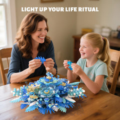 NERCISU blue flowers butterflies – charming accents for a garden-inspired look.