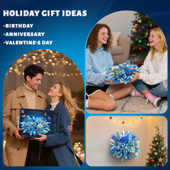 NERCISU gift packaging – ready-to-gift blue flower decor.