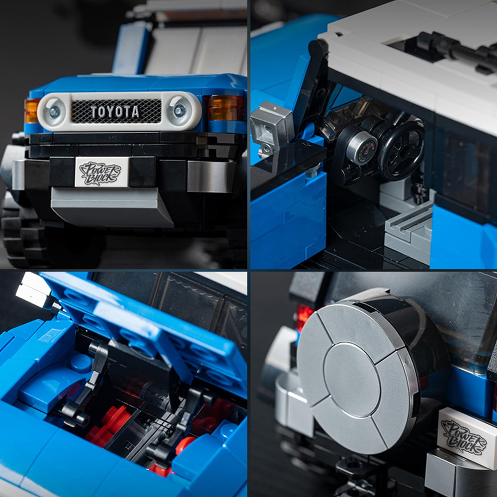 NERCISU FJ40 assembly packaging shows organized steps for easier building.