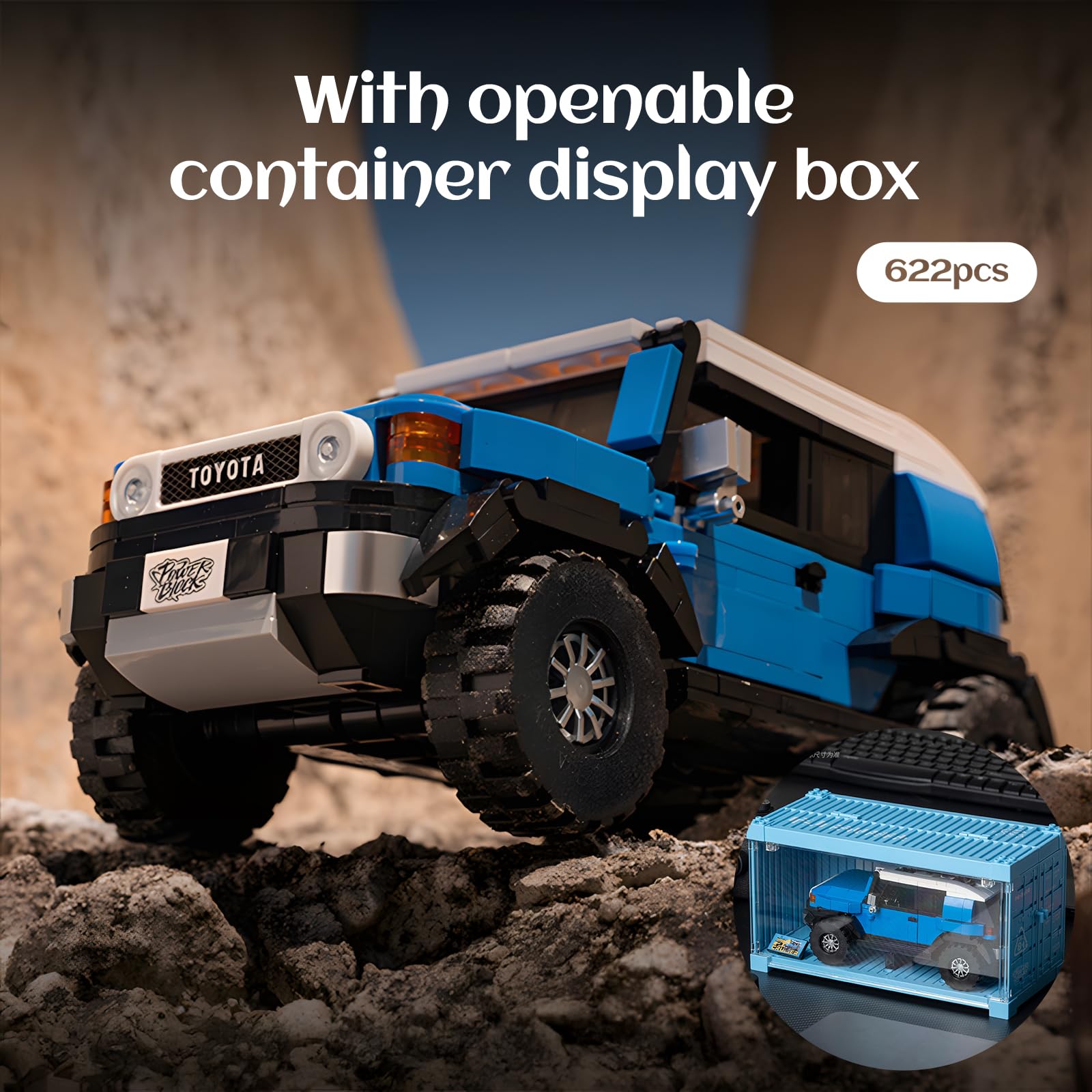 NERCISU FJ40 rugged tires emphasize off-road authenticity and play value.