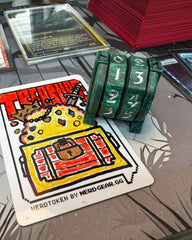 NERD GEAR LifeTrax life counter close-up highlighting hand-painted finish