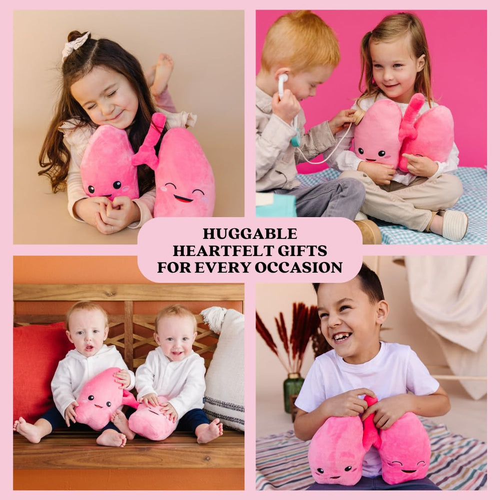 Nerdbugs Lung Plush gift-ready image showing a thoughtful respiratory therapist or student gift.