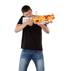 Nerf AccuStrike RaptorStrike battle kit ready for action.