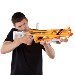 Nerf AccuStrike RaptorStrike darts designed for accuracy improve play.
