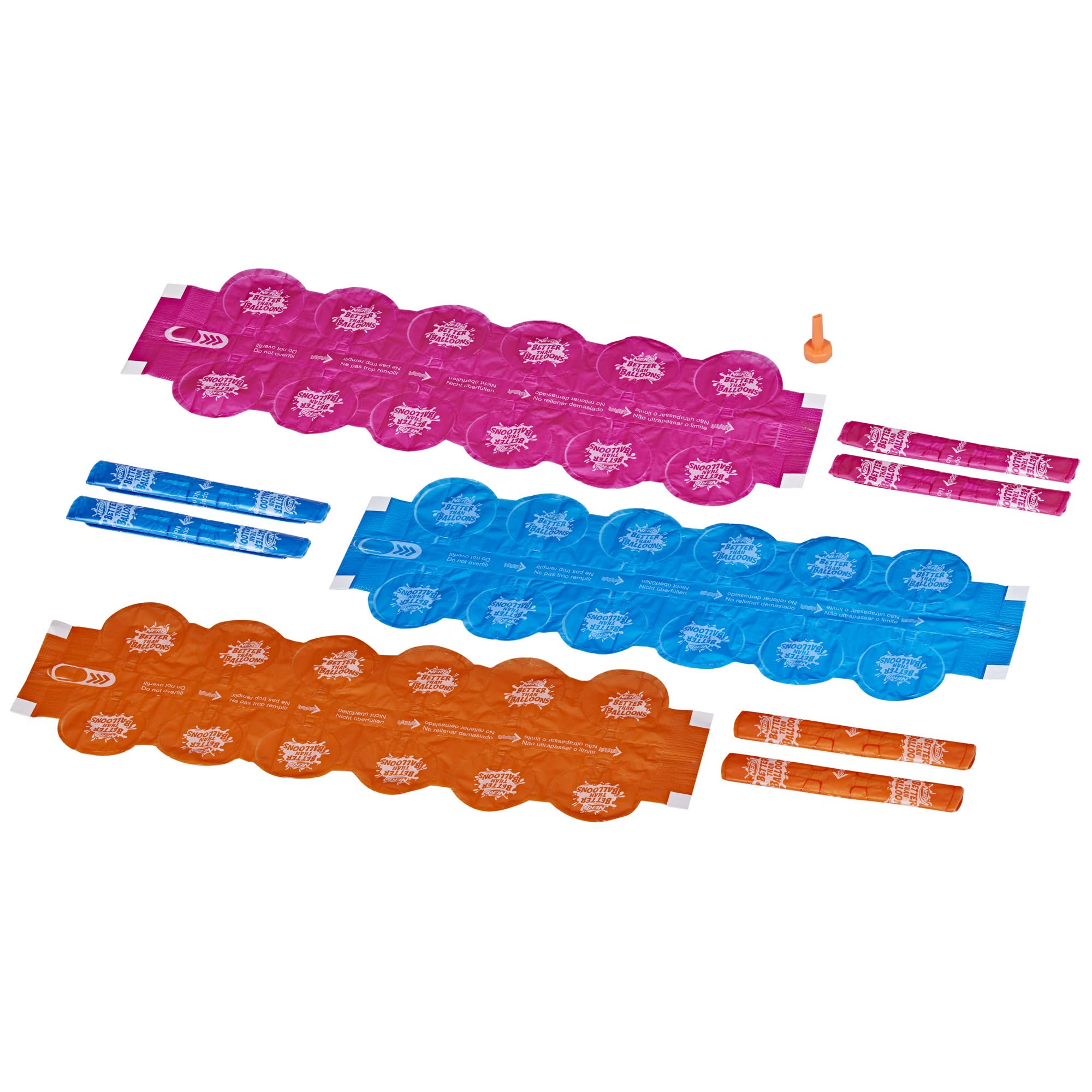 Sturdy Nerf water pods designed to resist breakage during play