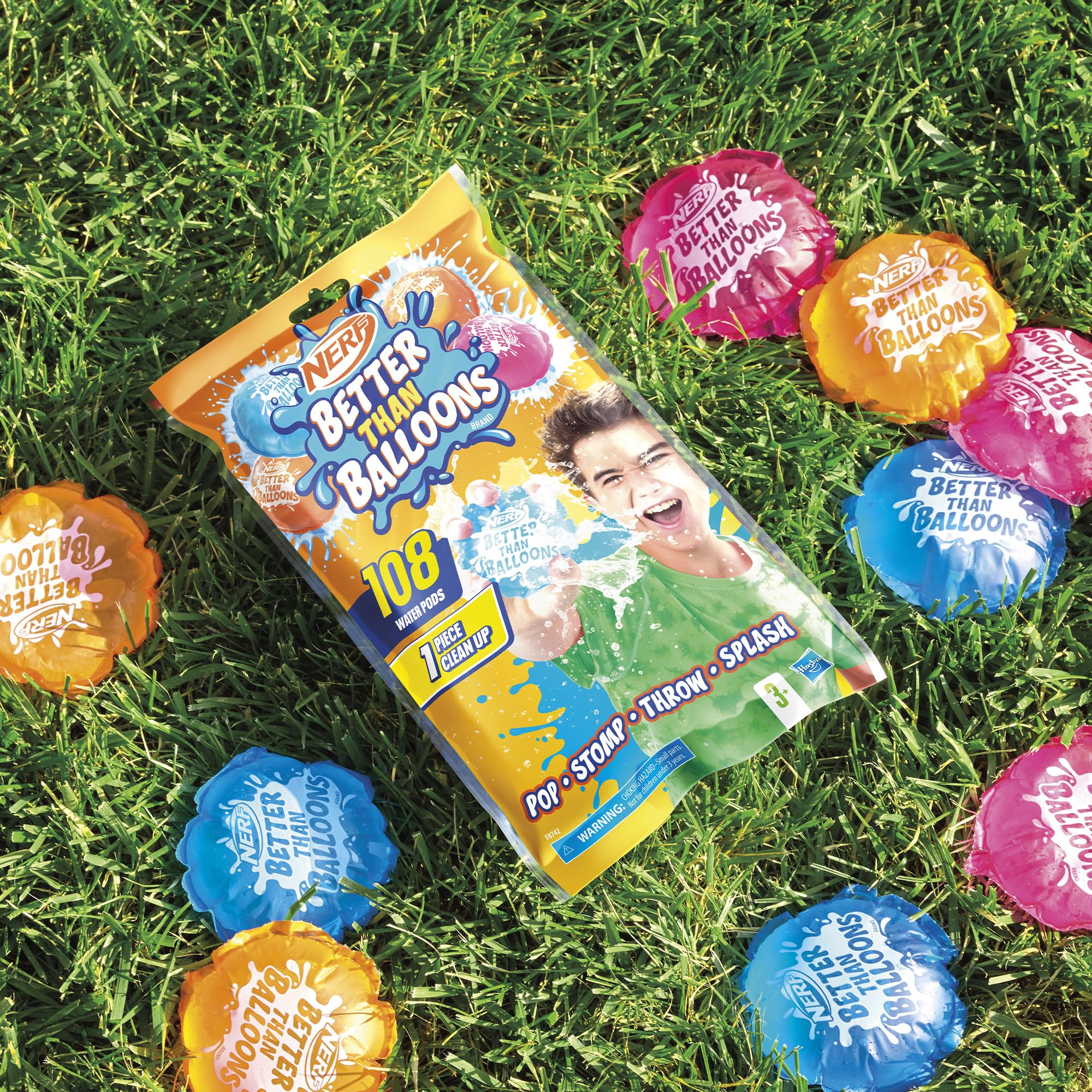 One-piece burst design makes post-play cleanup quick and easy