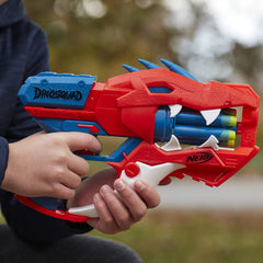 Nerf DinoSquad Raptor-Slash includes Nerf Elite darts for versatile play