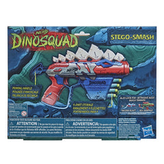 Nerf DinoSquad Stego-Smash blaster durable-finish resists wear during adventures.