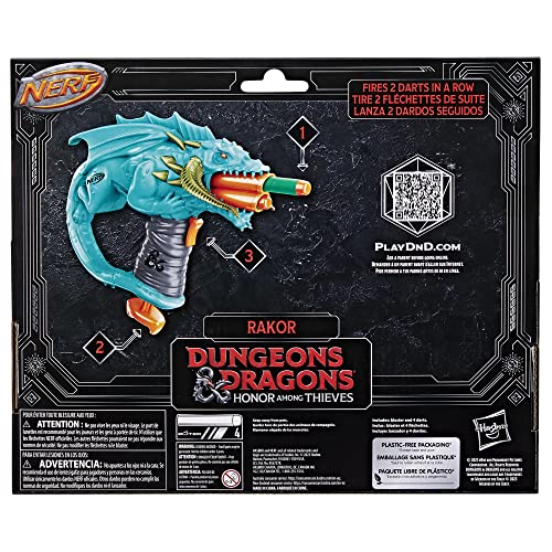 Outdoor fantasy play with Nerf D&D Rakor blaster