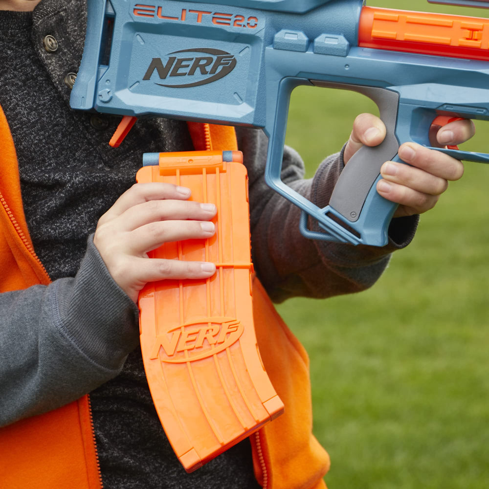 Nerf Elite 2.0 Motoblitz 10-dart clip for rapid-fire play.