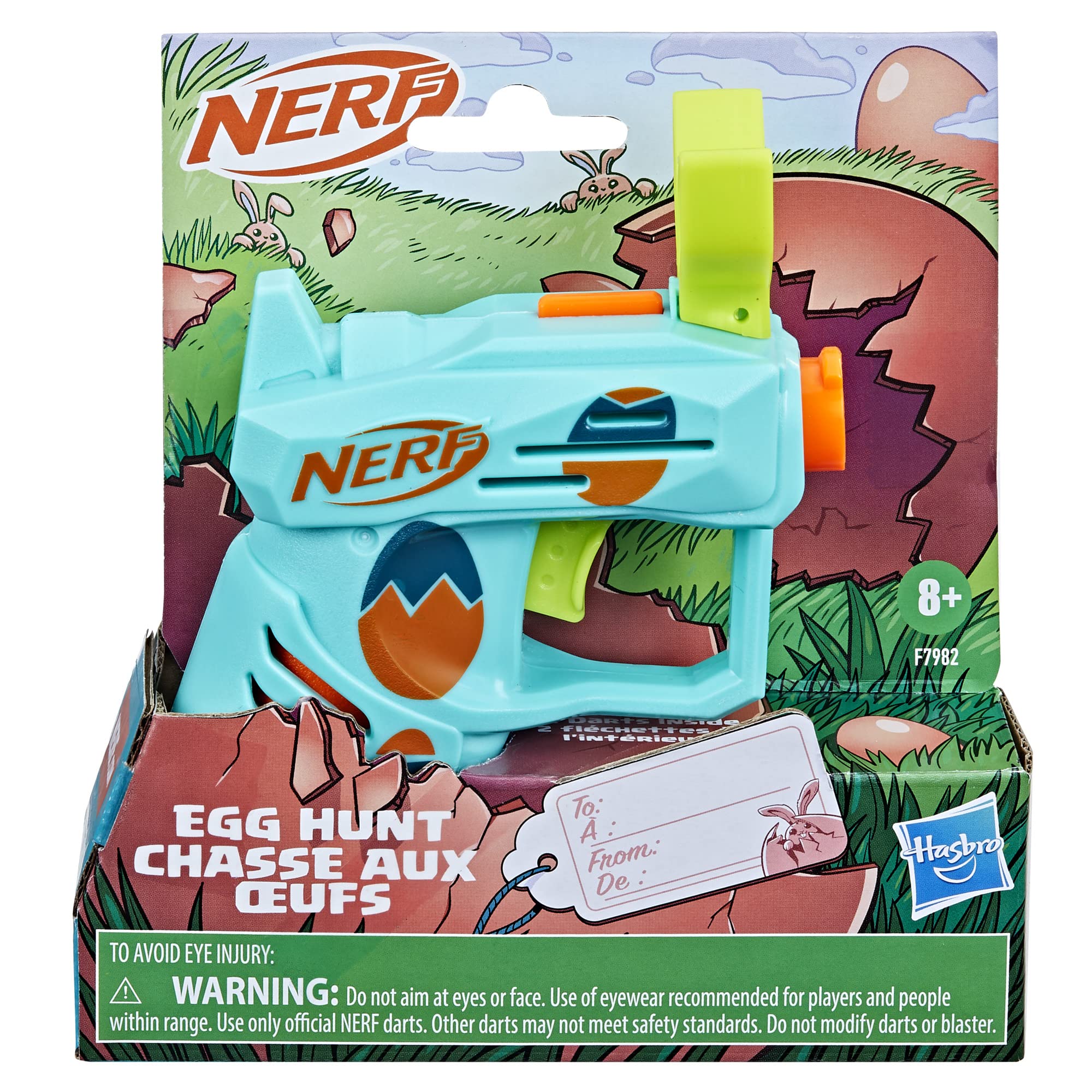 Nerf Elite 2.0 foam darts included for quick reloads and reliable play.