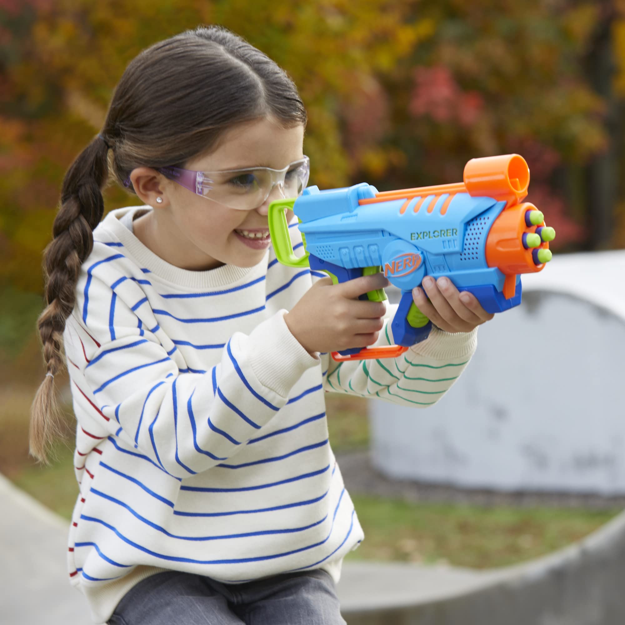 Nerf Elite Junior Explorer included darts ready for play