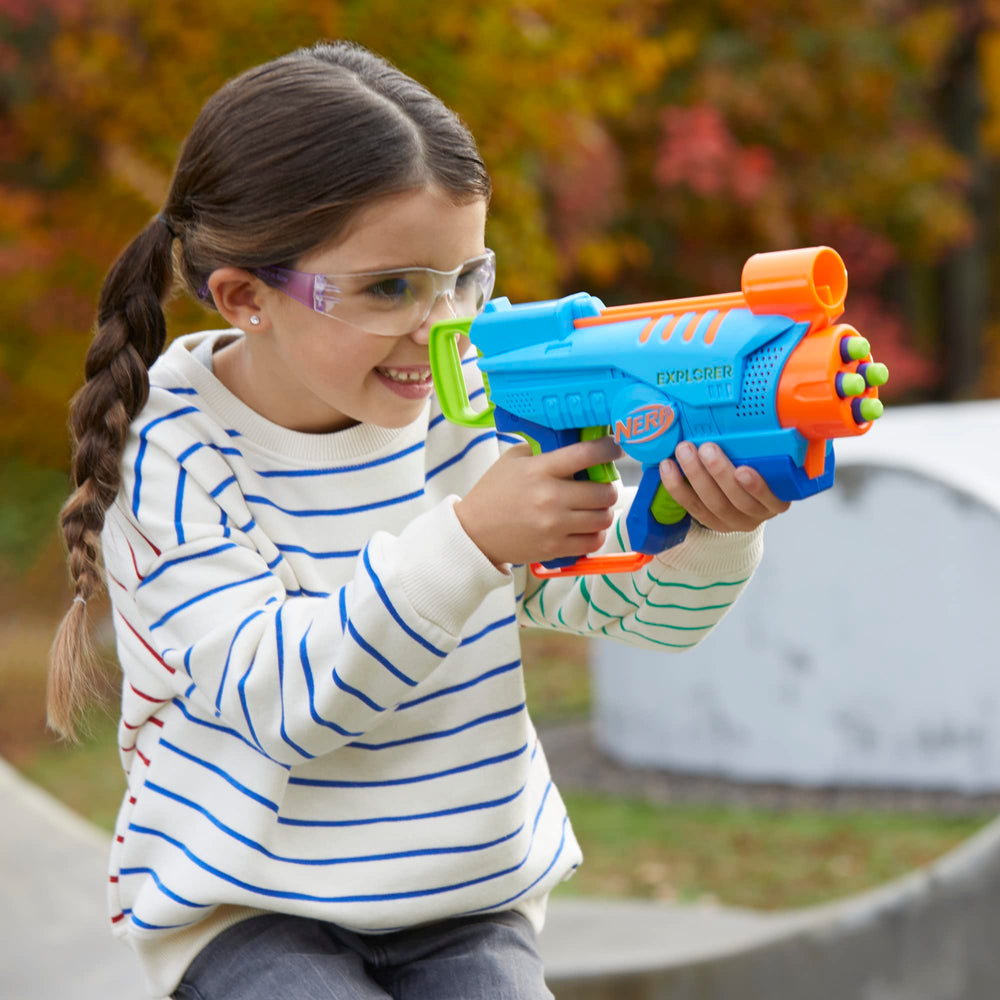 Nerf Elite Junior Explorer included darts ready for play