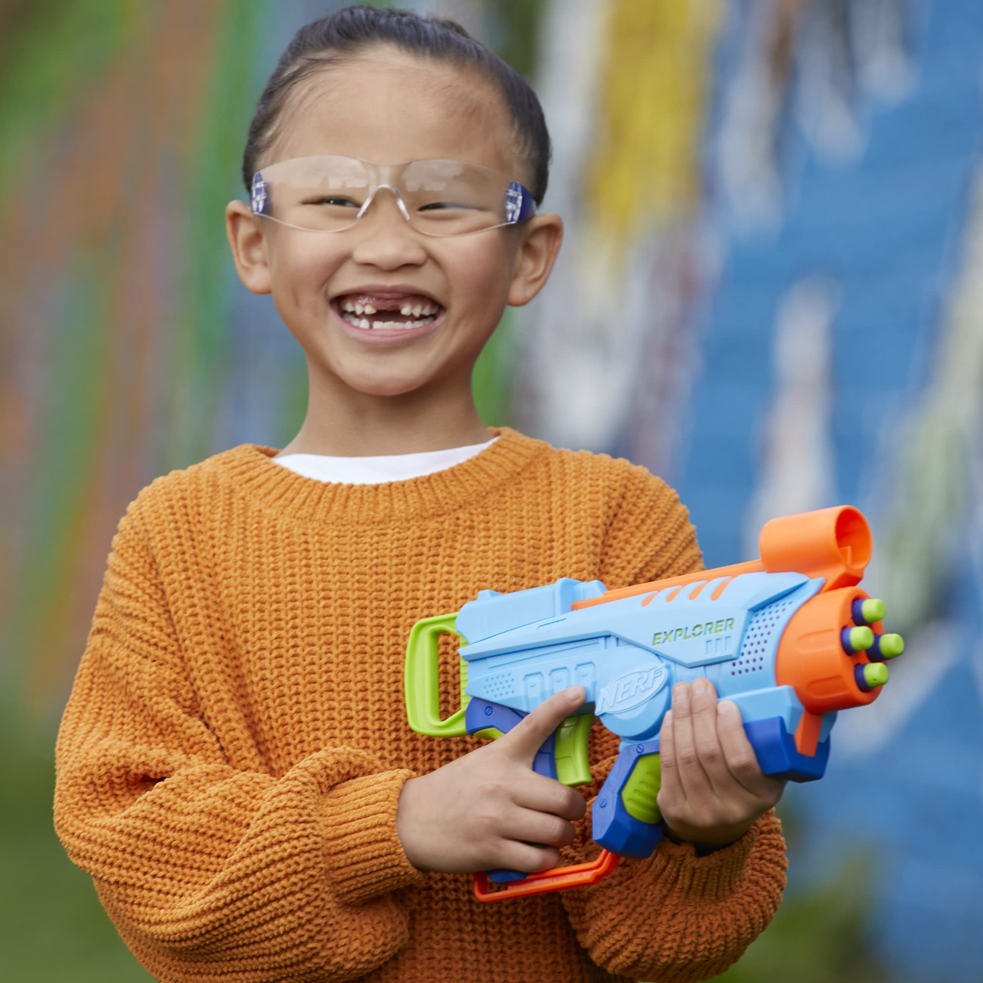 Nerf Elite Junior Explorer lightweight design for fast, agile play