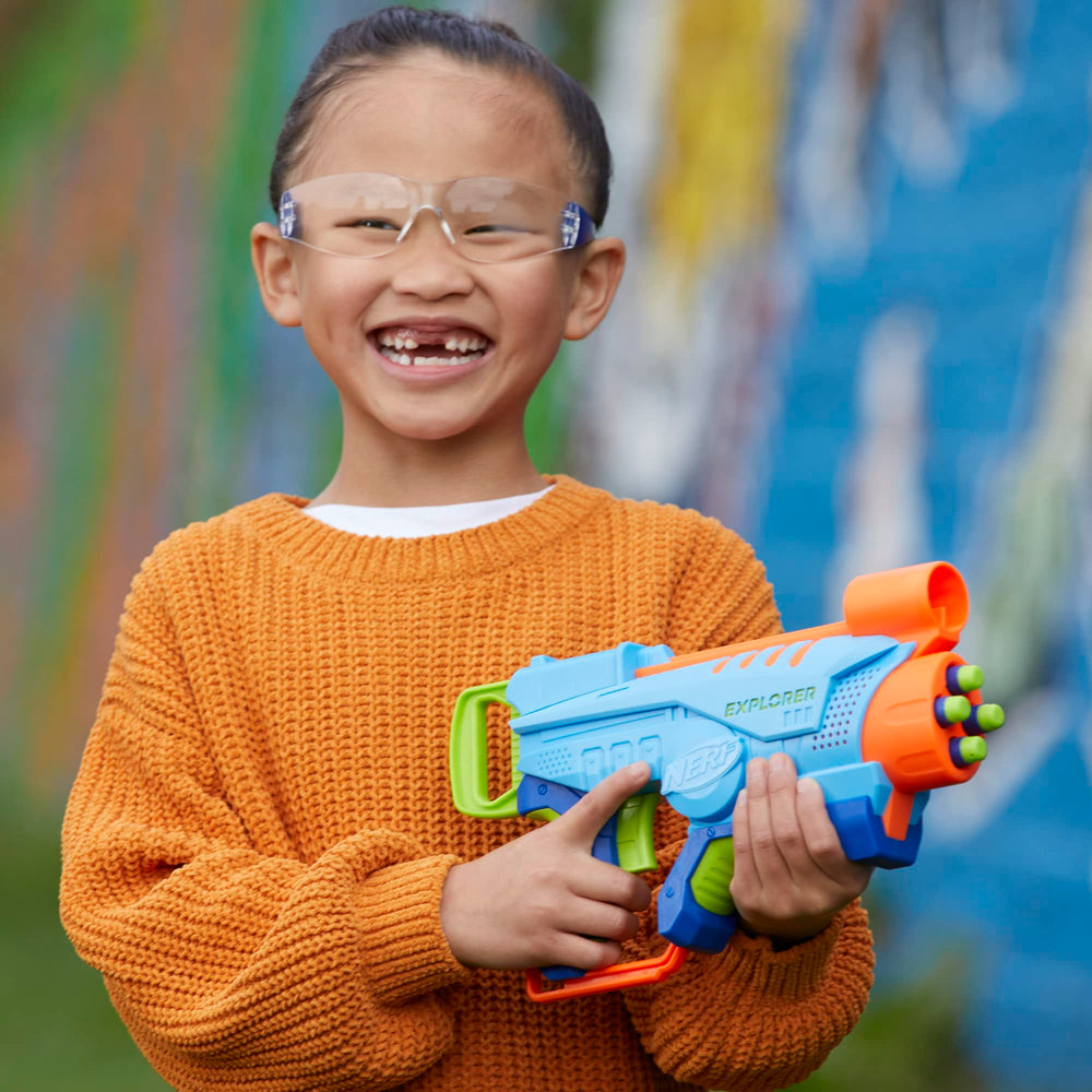 Nerf Elite Junior Explorer lightweight design for fast, agile play