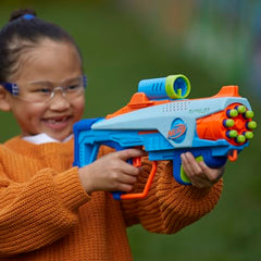 Nerf Elite Junior Rookie Pack includes 8-dart drum for rapid bursts