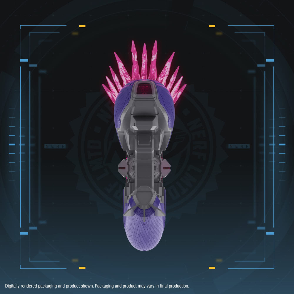 Nerf F5487 LMTD Halo Needler Blaster branding close-up