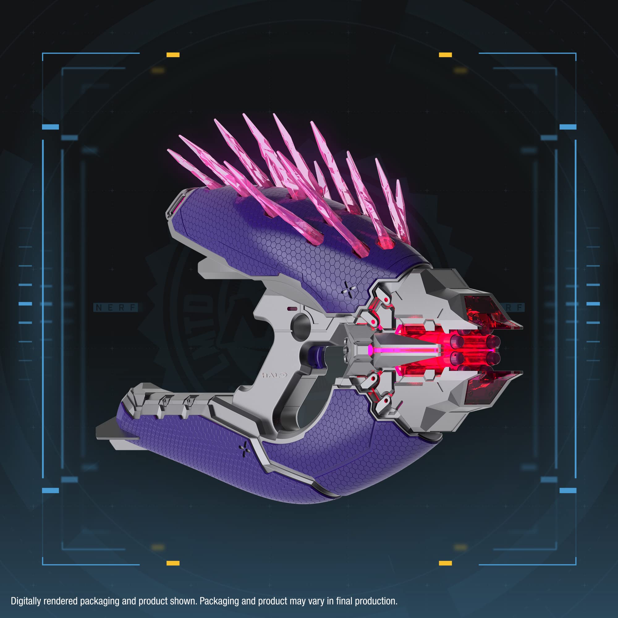 Nerf F5487 LMTD Halo Needler Blaster dart barrel action shot