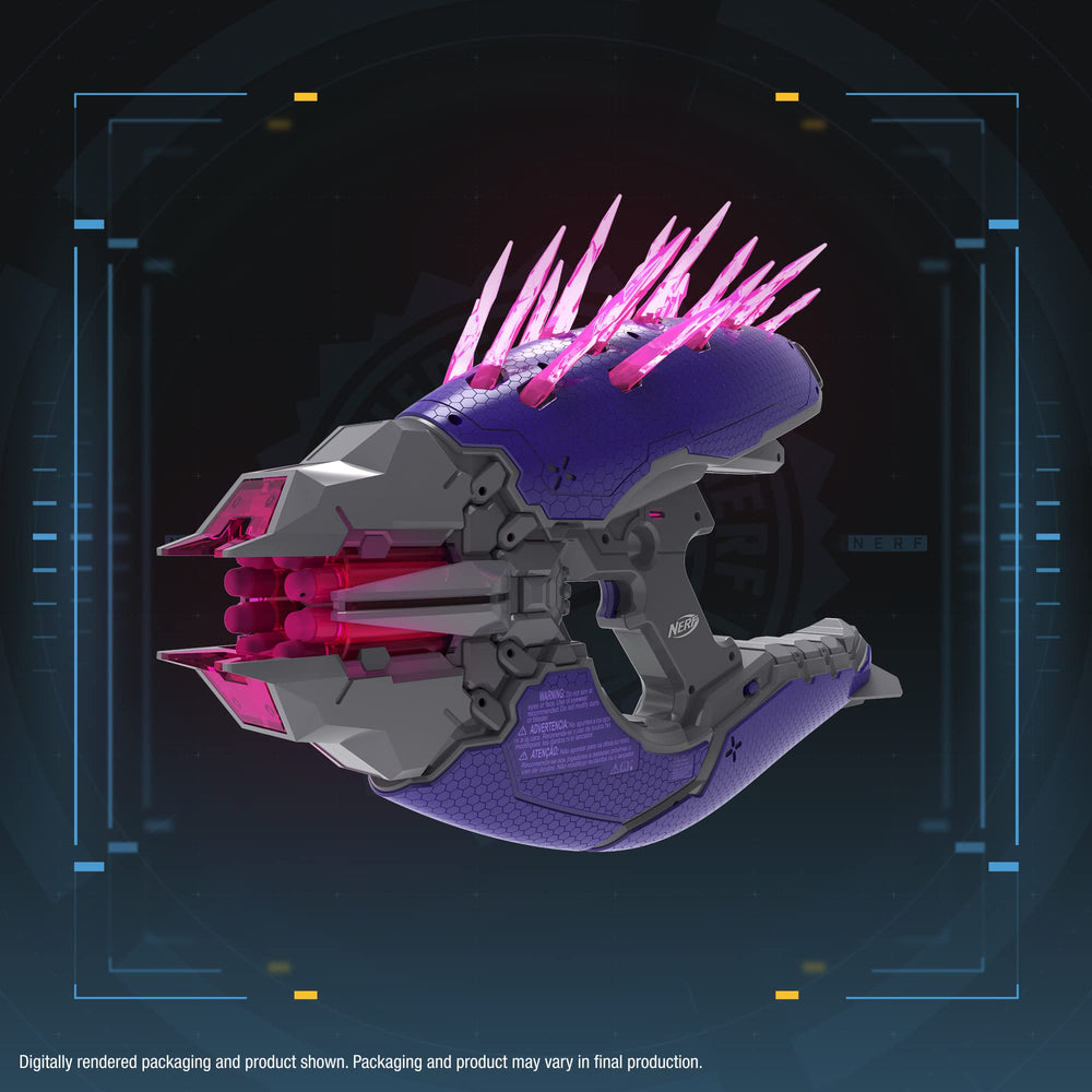 Nerf F5487 LMTD Halo Needler Blaster in-game content badge visible
