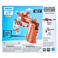 Nerf Fortnite Flare Blaster loaded in chamber, ready for target practice.