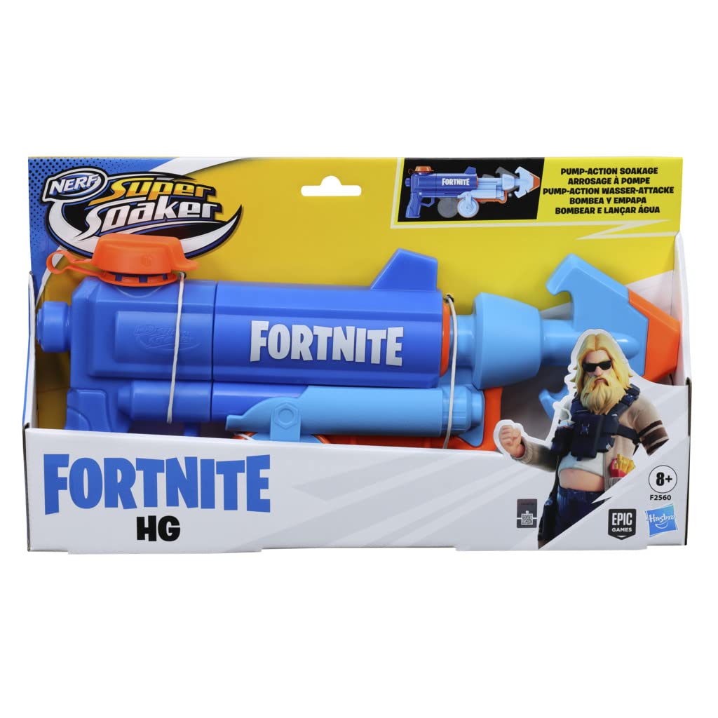 Pump action handle delivering rapid water bursts for outdoor play