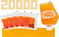 Nerf Gelfire refill pack 800-round hopper for rapid reloads in outdoor battles.
